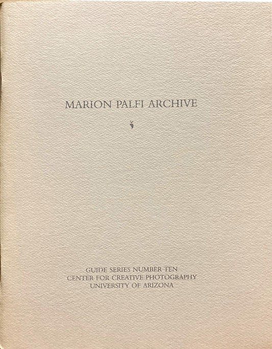 Palfi, Marion. Marion Palfi Archive.