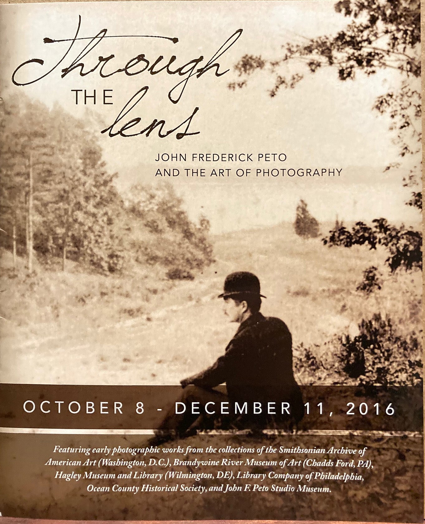 Peto, John. Through the Lens: John Frederick Peto and the Art of Photography, October 8 - December 11, 2016.