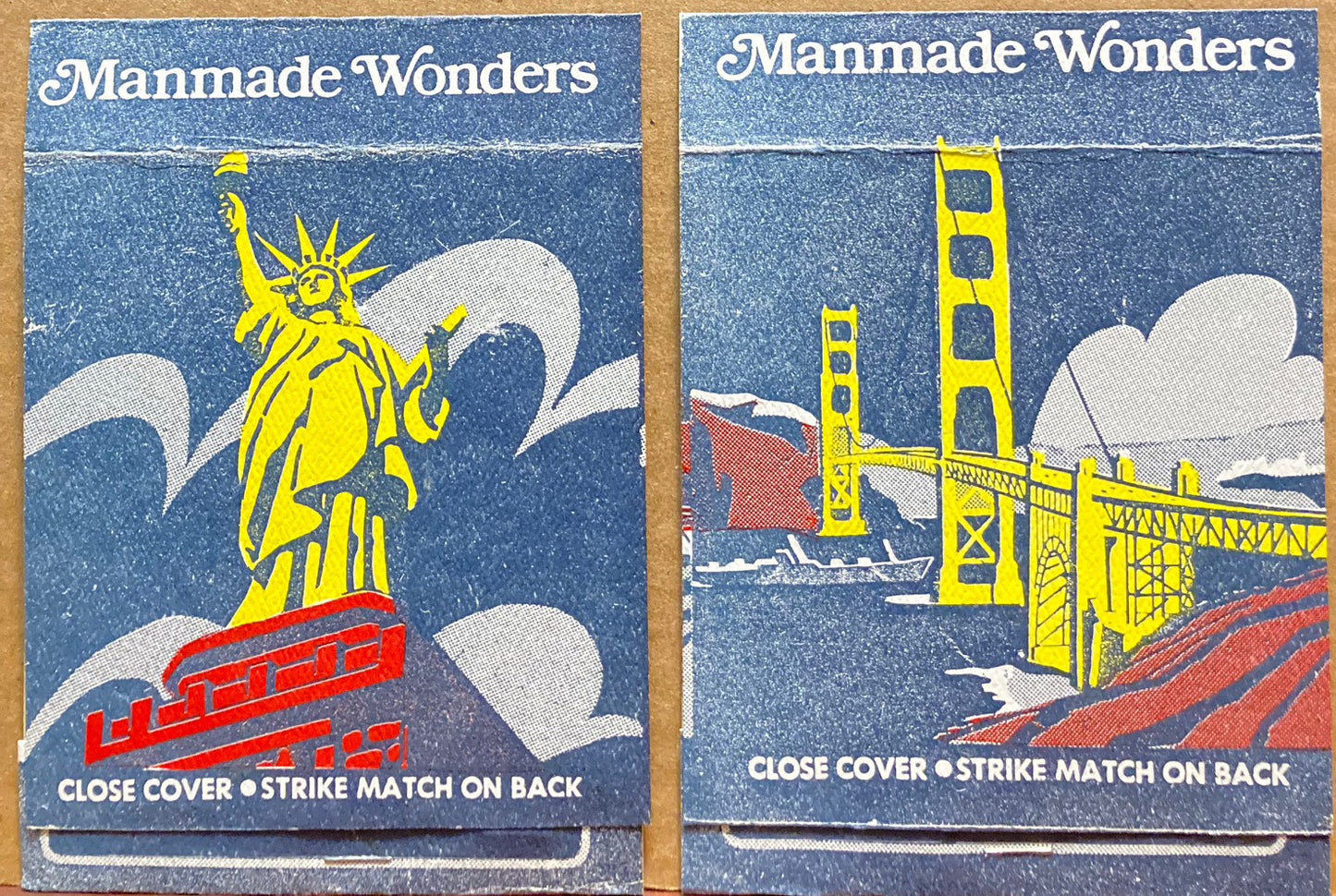 Peven, Michael. Manmade Wonders. Erotic faux matchbooks by Michael Peven. With extras.