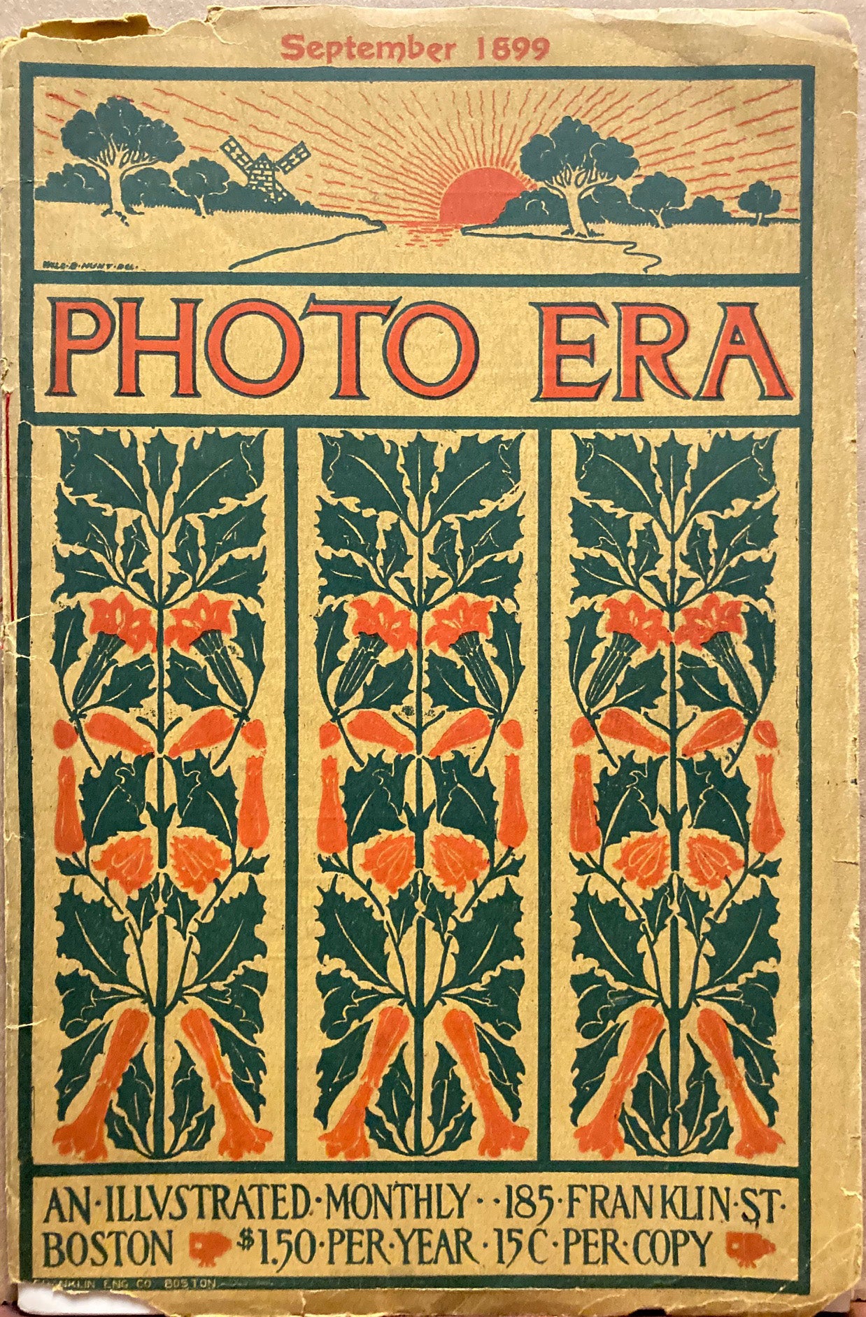 Photo Era. September 1899. Volume III, No. 4. Including "Who Invented Photography?"