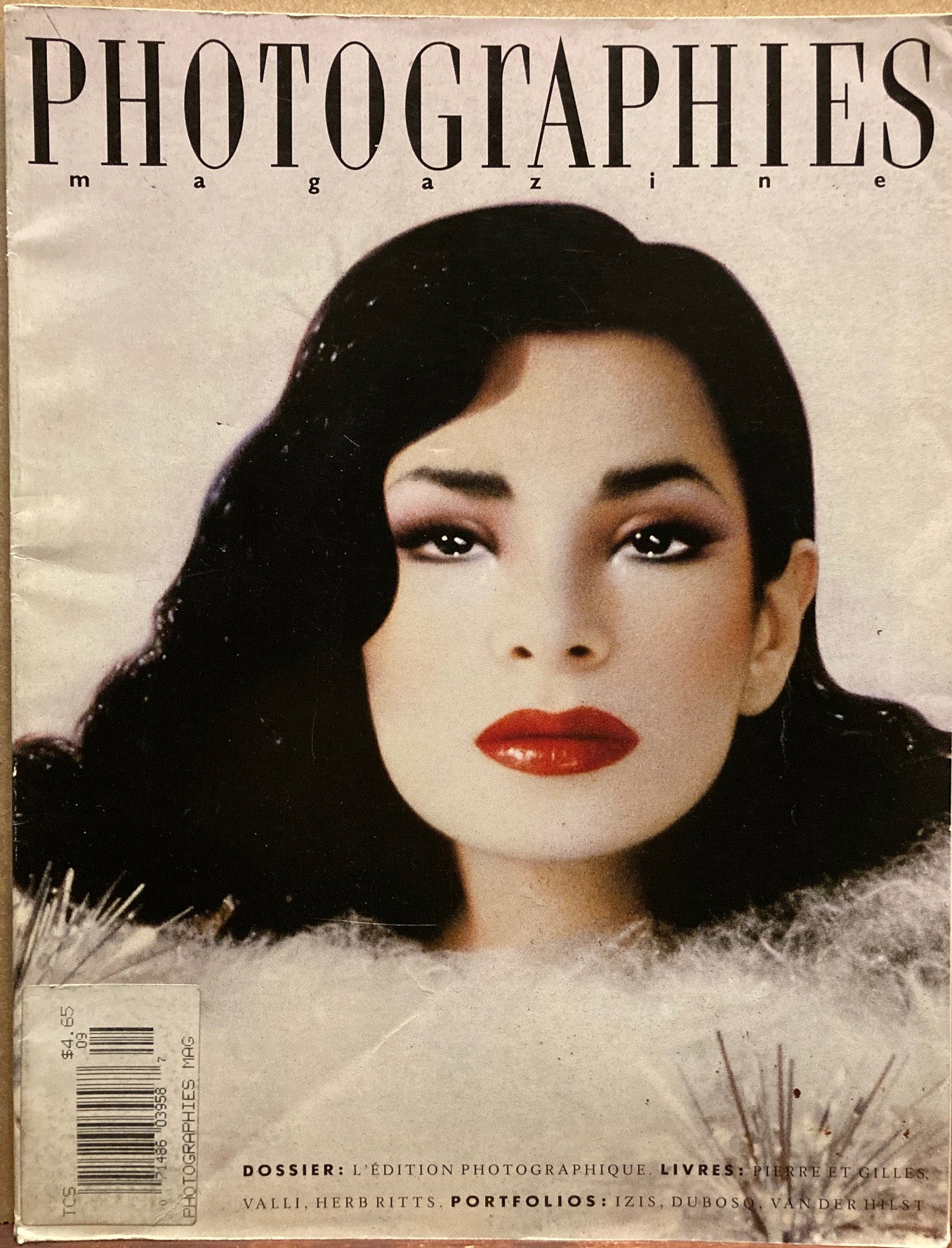 Photographies (French photography magazine). Number 9, December 1988. Herb Ritts, Izis, et al.