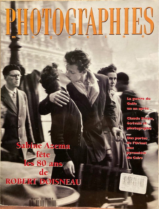 Photographies (French photography magazine). Number 40, April 1992. Robert Doisneau, Emmet Gowin, et al.