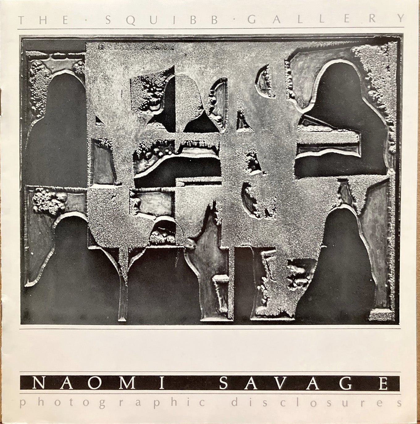 Savage, Naomi. Naomi Savage. Photographic Disclosures.