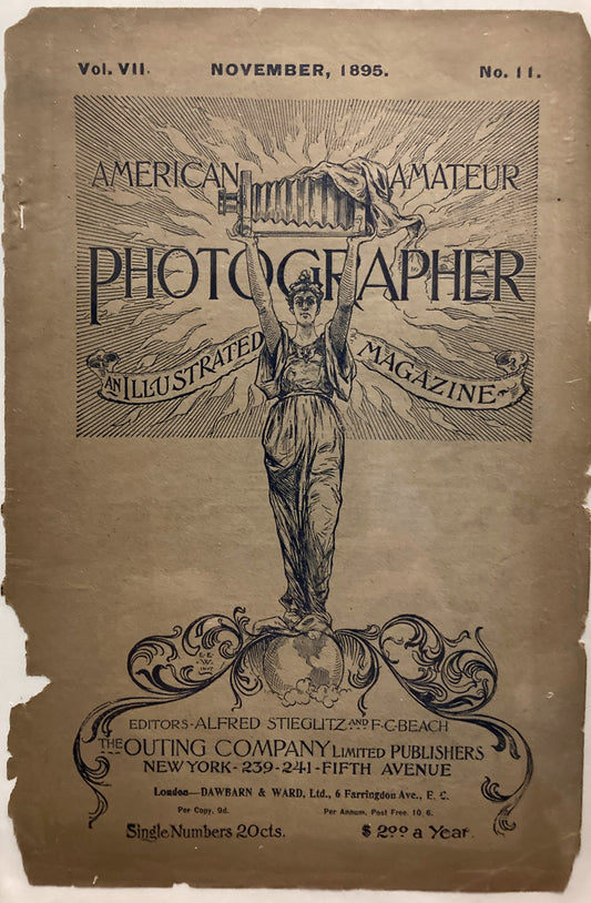 Stieglitz, Alfred. American Amateur Photographer, Vol. VII, No. 11, Nov. 1895.