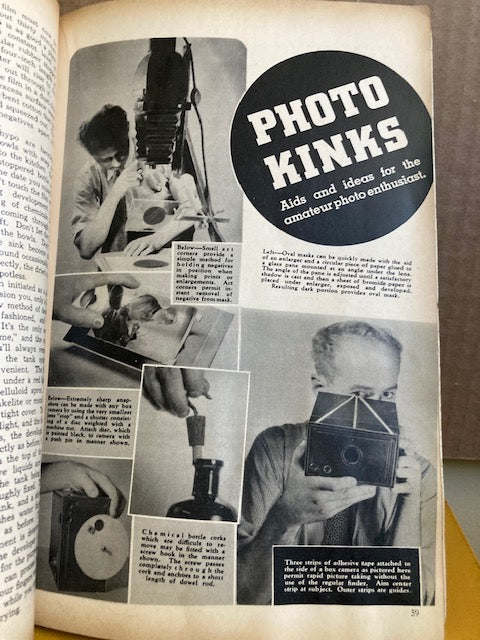 Photography Handbook. 1938 Edition. Advice for analog photographers.