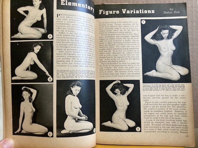 Photography Handbook No. 9. Fawcett, 1941. Harold Edgerton, nudes, salon winners.