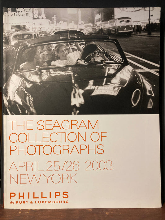 Phillips de Pury & Luxembourg. Photographs April 25/26 2003. New York. The Seagram Collection of Photographs.