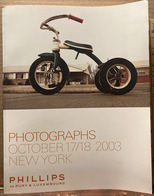 Phillips de Pury & Luxembourg Auction Catalog. Photographs October 17/18 2003. New York.