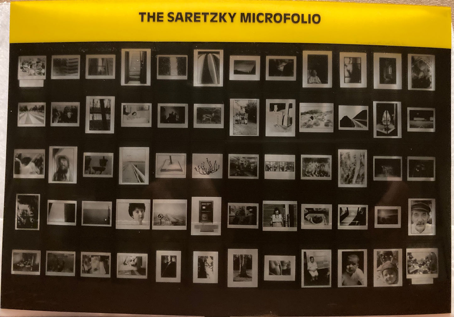 Saretzky, Gary D. The Saretzky Microfolio. Signed.