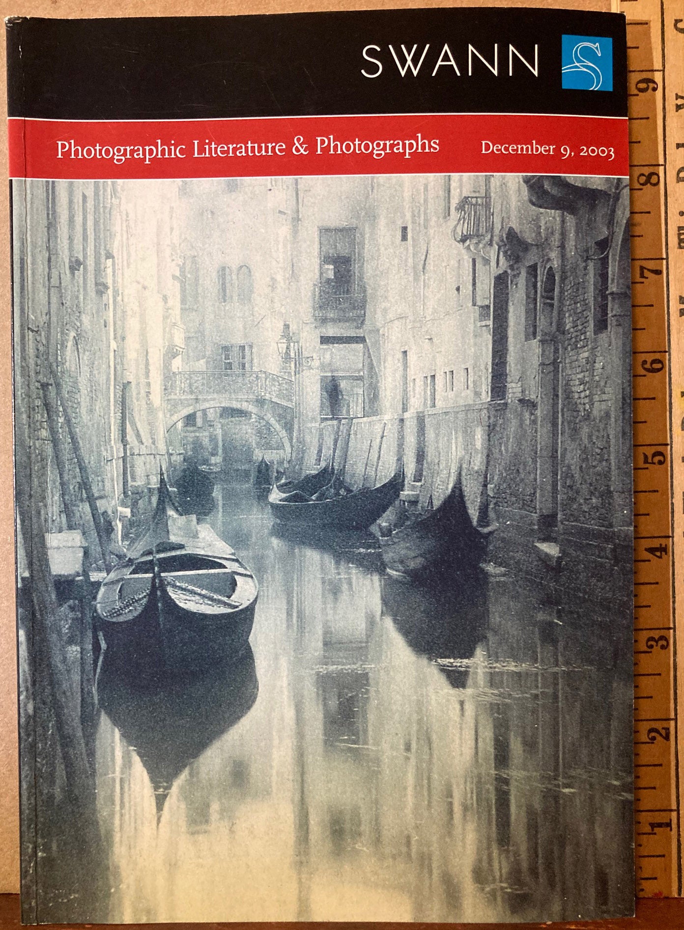 Swann Auction Catalog. Photographic Literature & Photographs. December 9, 2003. Sale 1989.