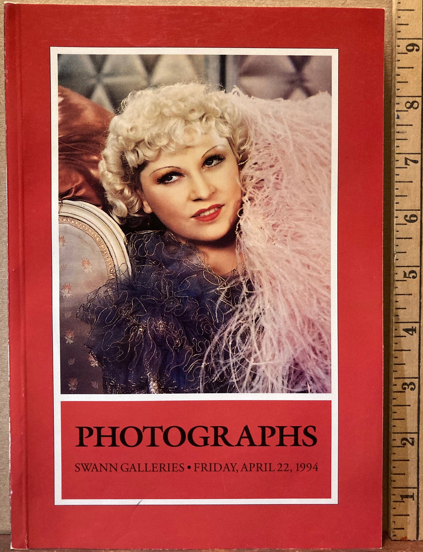 Swann Auction Catalog. Photographs and Photographic Literature. April 22, 1994. Sale 1658.