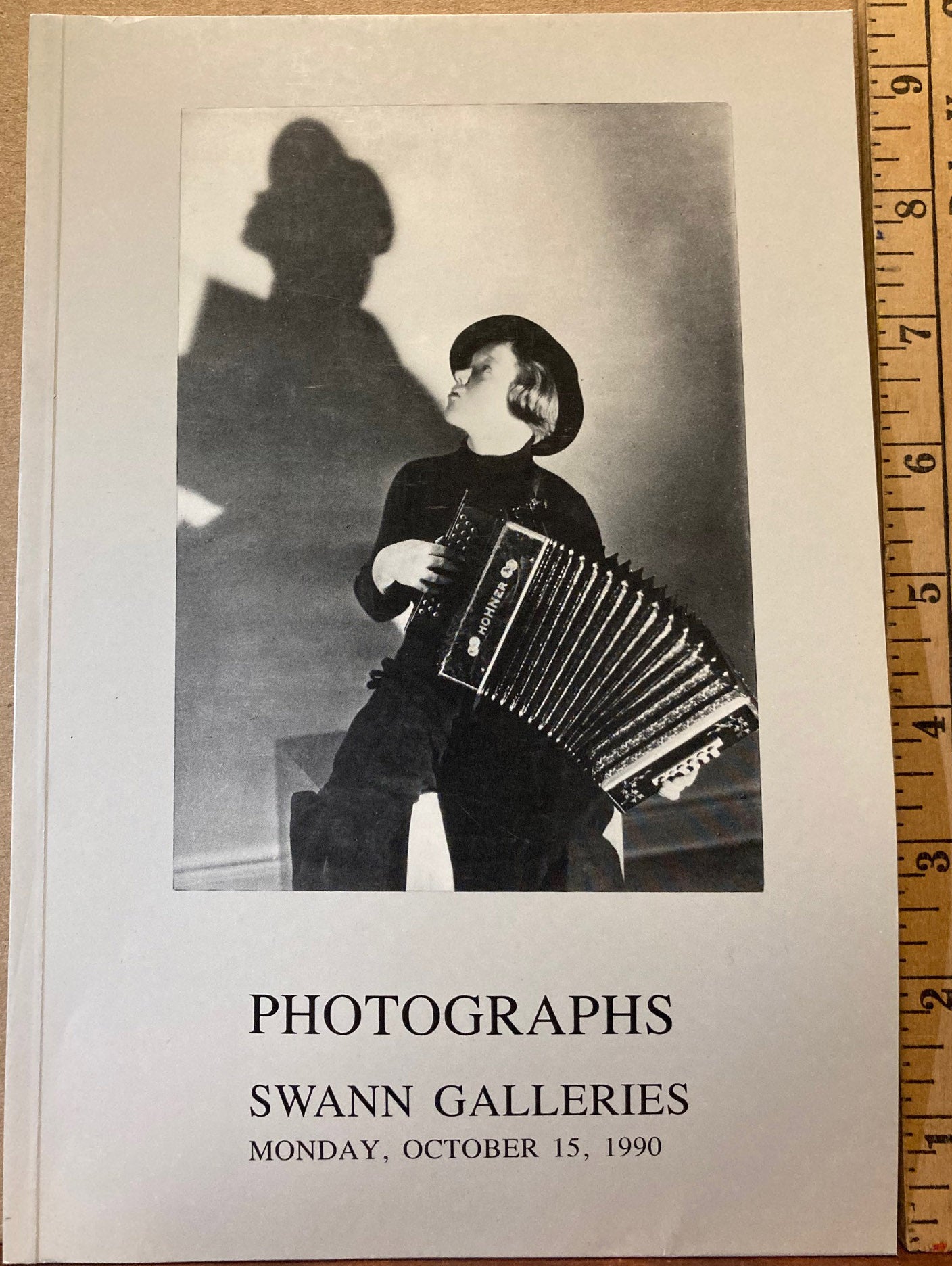 Swann Auction Catalog.  Photographs. October 15, 1990. Sale 1540.